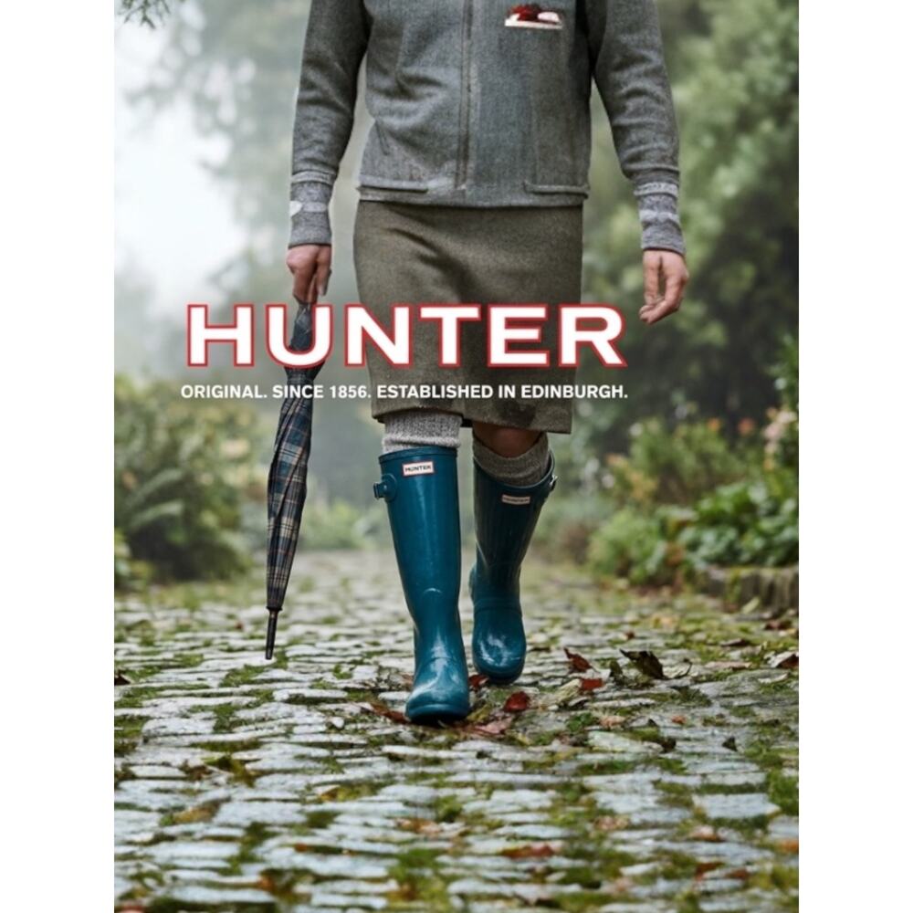 Hunter Original Tall Teal Rain Boots